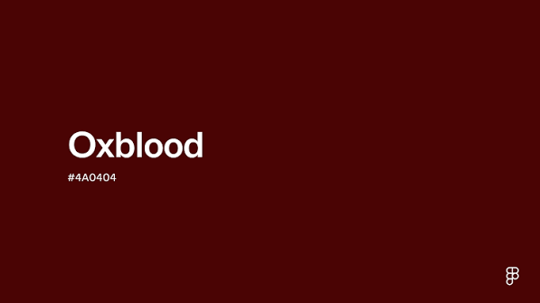 Oxblood swatch