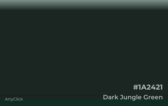Dark Jungle Green color swatch