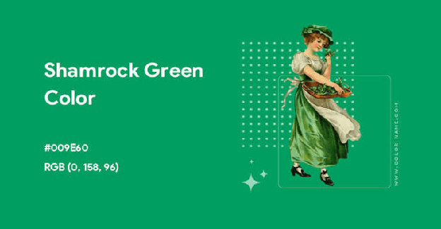 Shamrock Green color swatch