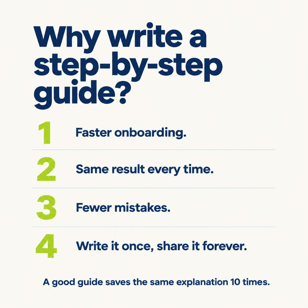 How to Write a Step-by-Step Guide (and Turn It Into a Graphic People Actually Follow)