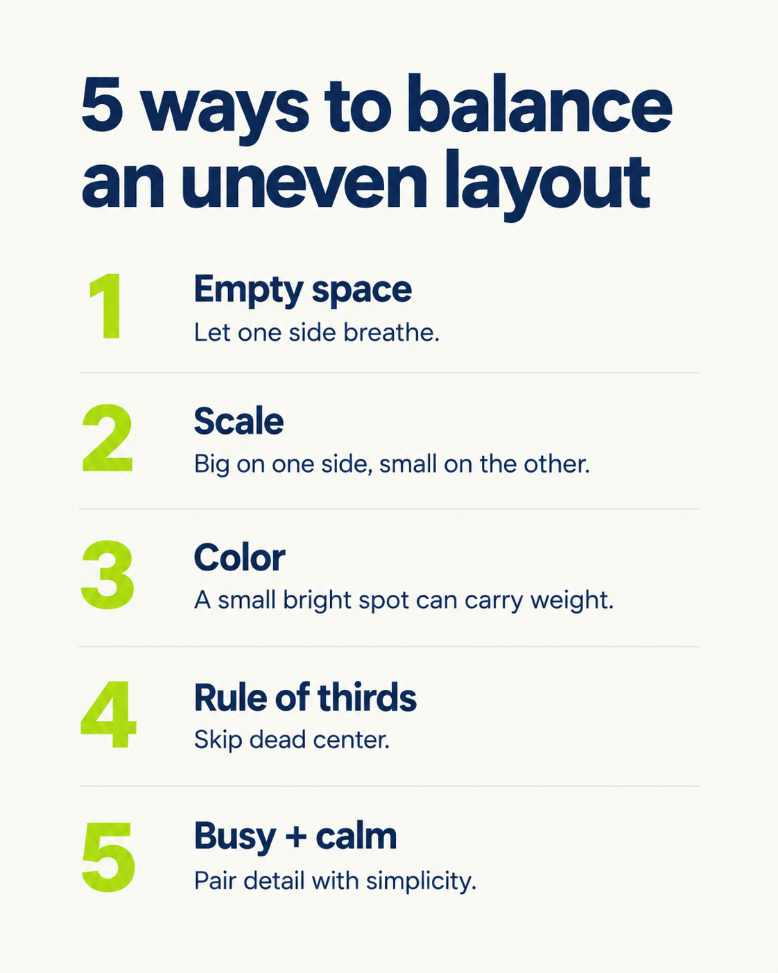 Asymmetrical Balance: How to Make “Off-Center” Look Intentional visual illustration 3