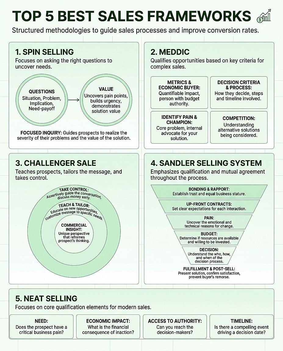 Framework infographic example created with Visly