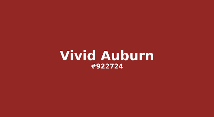 Vivid Auburn color swatch