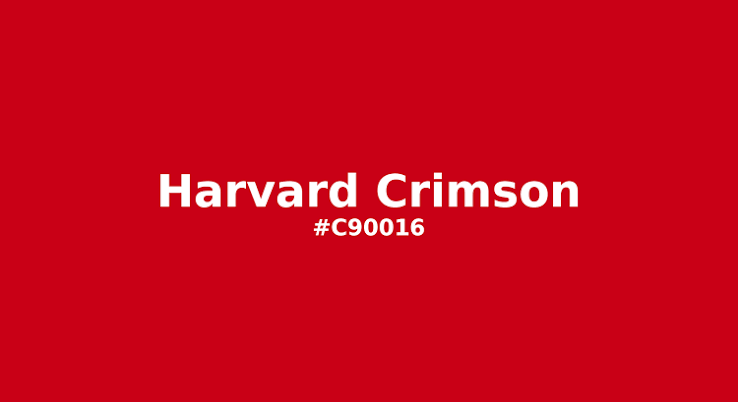 Harvard Crimson color swatch