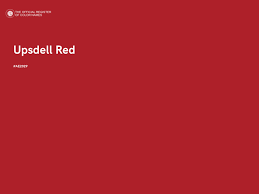 Upsdell Red color swatch