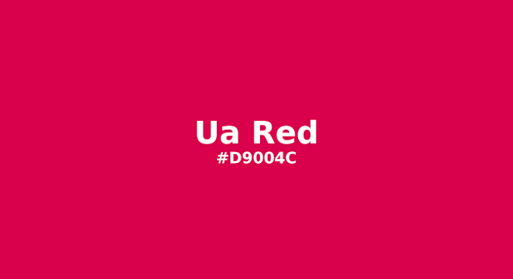 UA Red color swatch
