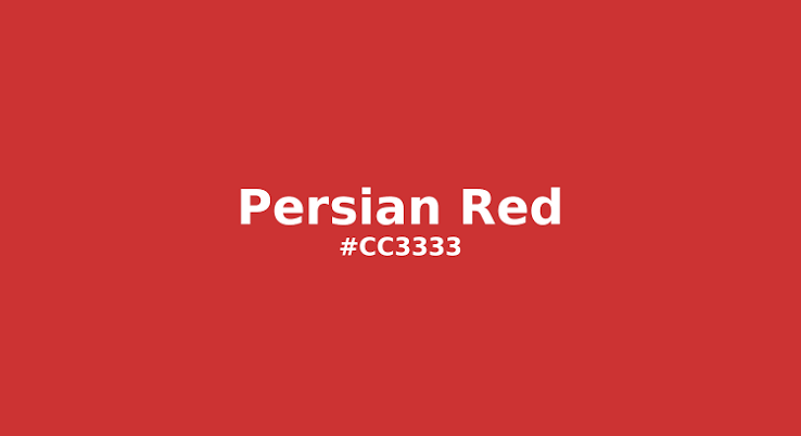 Persian Red color swatch