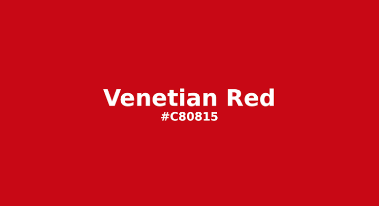 Venetian Red color swatch