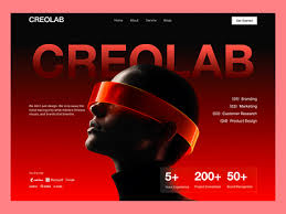 Dark red web design example 1